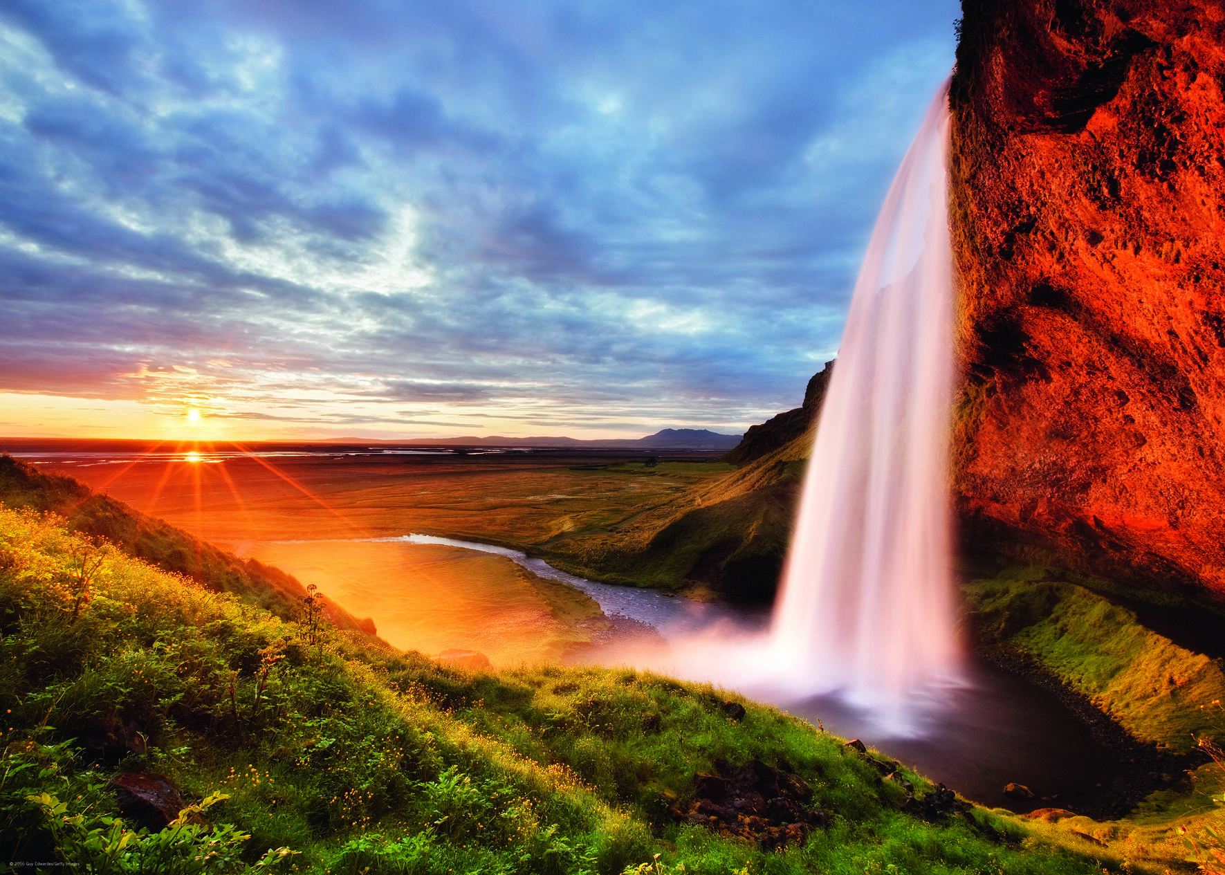 HEYE 29769 Edition Humboldt Seljalandsfoss Waterfall 1000 Teile Puzzle
