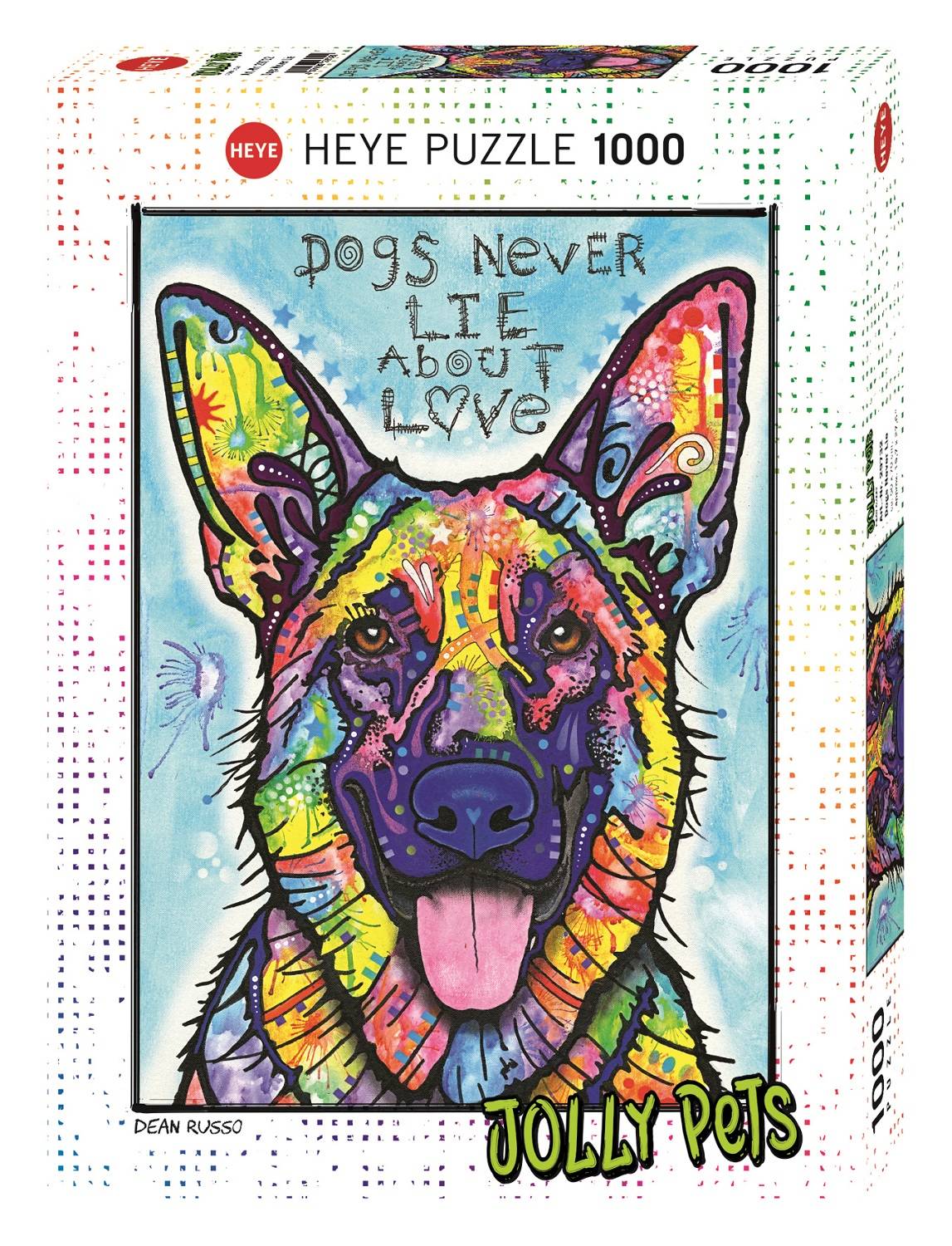 HEYE 29732 Jolly Pets Dogs Never Lie 1000 Teile Puzzle