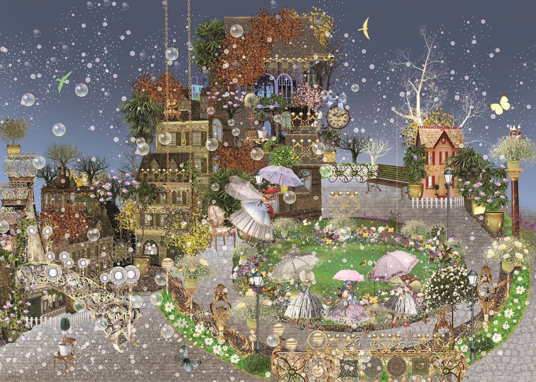 HEYE 29919 Ilona Reny Fairy Park 1000 Teile Puzzle