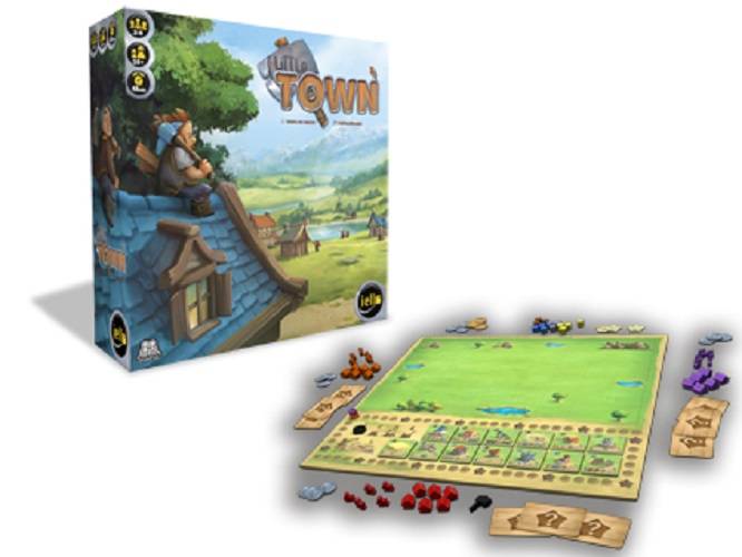 IELLO 516399 Little Town, Familienspiel