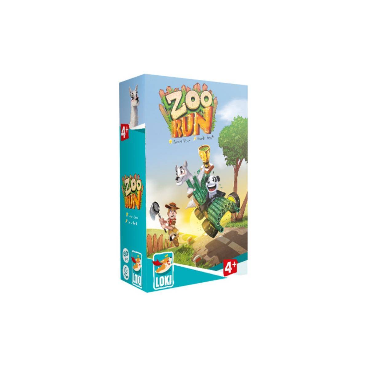516009 - Zoo Run, Brettspiel, für 3-5 Spieler, ab 5 Jahren