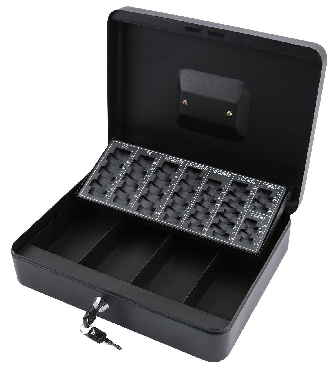 CB770 Plus Geldkassette mit Münzeileinsatz und Geldprüfstift