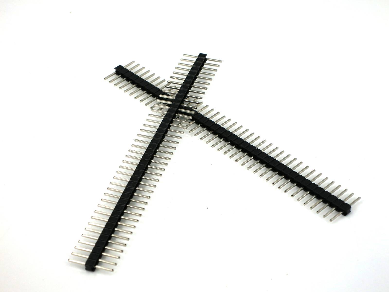 Single Double Row Pin Male Header Stiftleiste Strip 1x40 Pin Gerade(B)