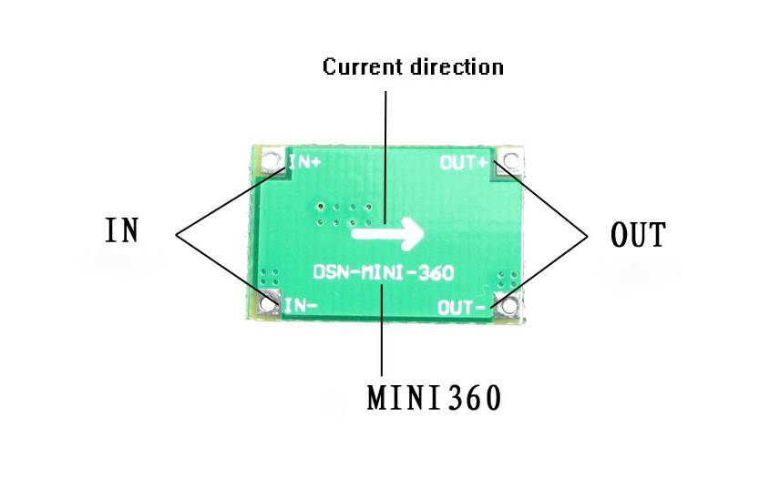 Mini 360 Wandler Step Down Modul LM2596 RC DC-DC
