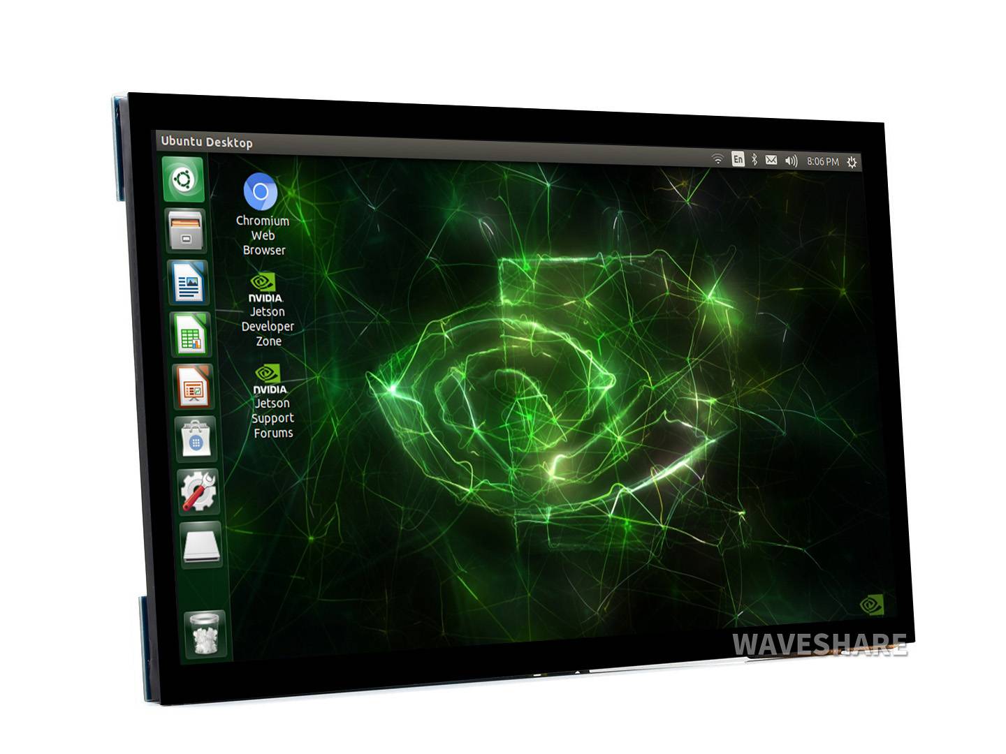 WaveShare 10.1inch Capacitive Touch Screen LCD (E), 1024×600, HDMI, IPS Supports Raspberry Pi, Jetson Nano, PC