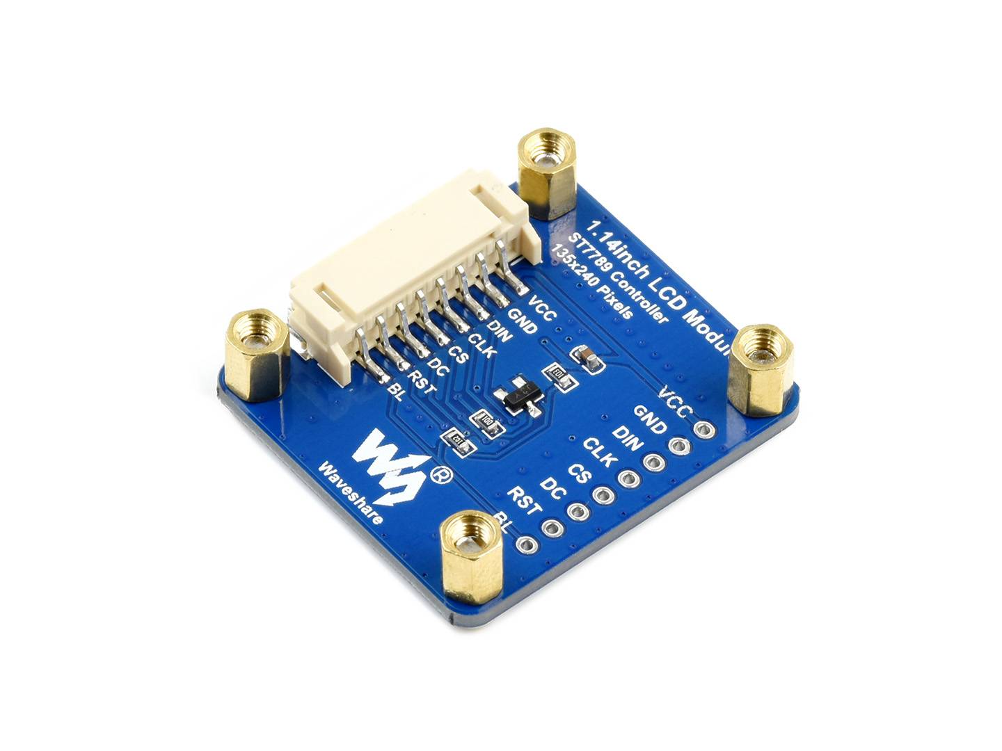 WaveShare 240×135, General 1.14inch LCD Display Module, IPS, 65K RGB