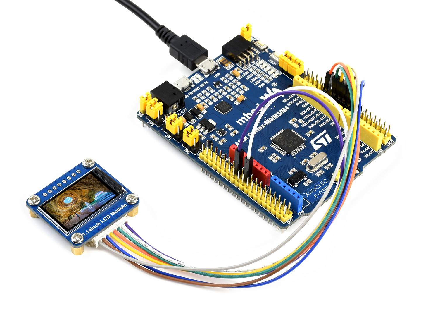 WaveShare 240×135, General 1.14inch LCD Display Module, IPS, 65K RGB