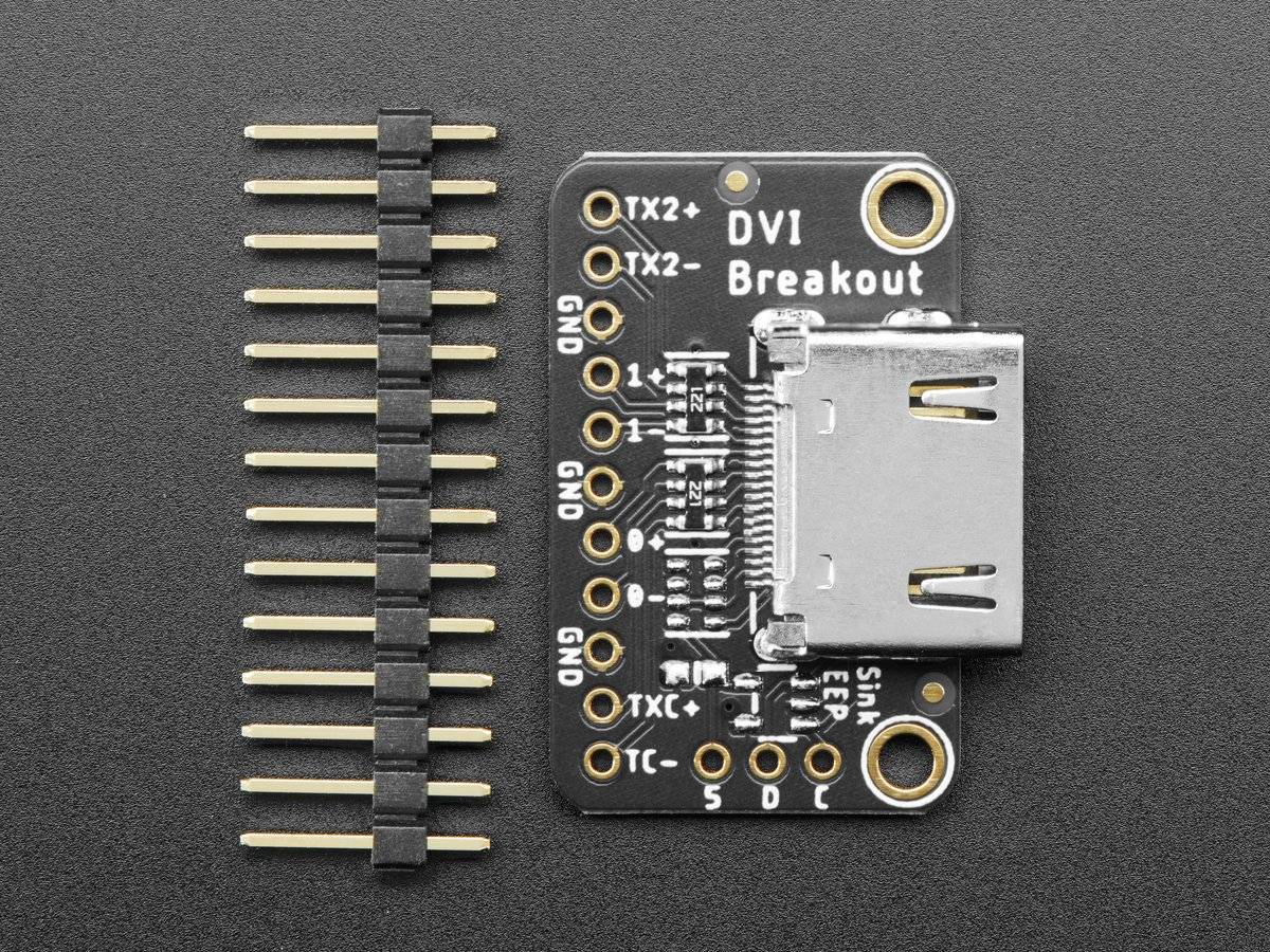 Adafruit DVI Breakout Board - For HDMI Source Devices 4984