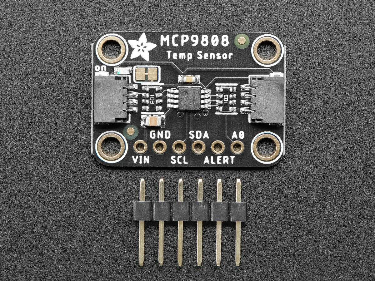 Adafruit MCP9808 High Accuracy I2C Temperature Sensor Breakout - STEMMA QT / Qwiic 5027