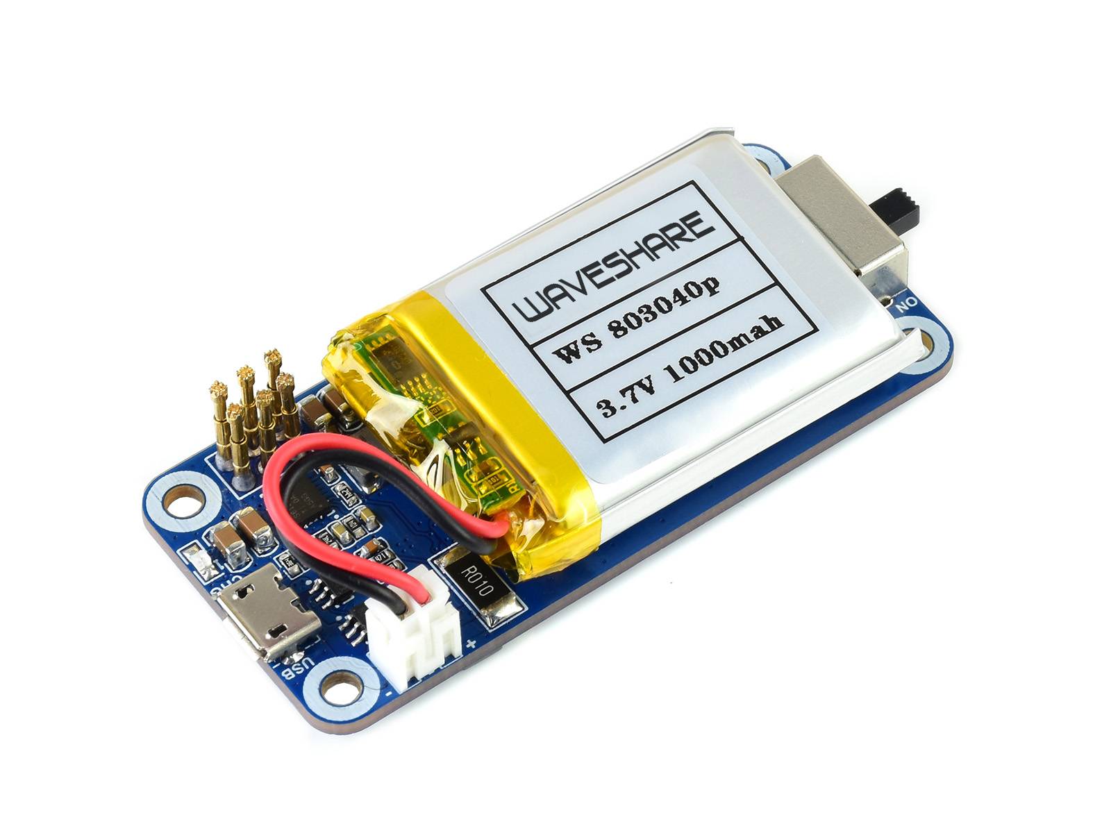WaveShare Uninterruptible Power Supply UPS HAT For Raspberry Pi Zero, Stable 5V Power Output