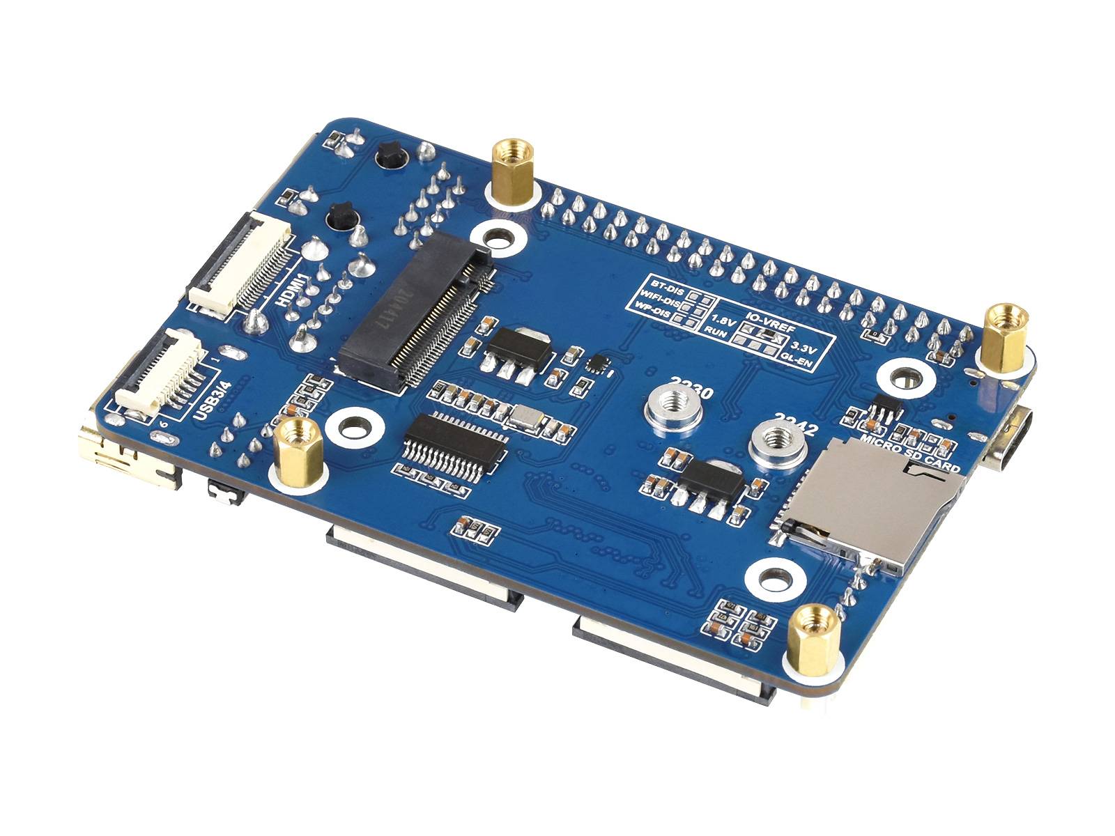 WaveShare Mini Base Board (A) Designed for Raspberry Pi Compute Module 4