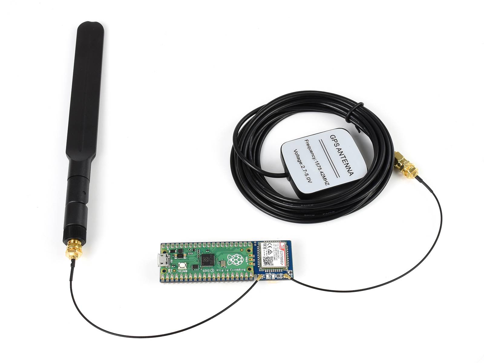 WaveShare SIM7080G NB-IoT / Cat-M(eMTC) / GNSS Module for Raspberry Pi Pico, Global Band Support