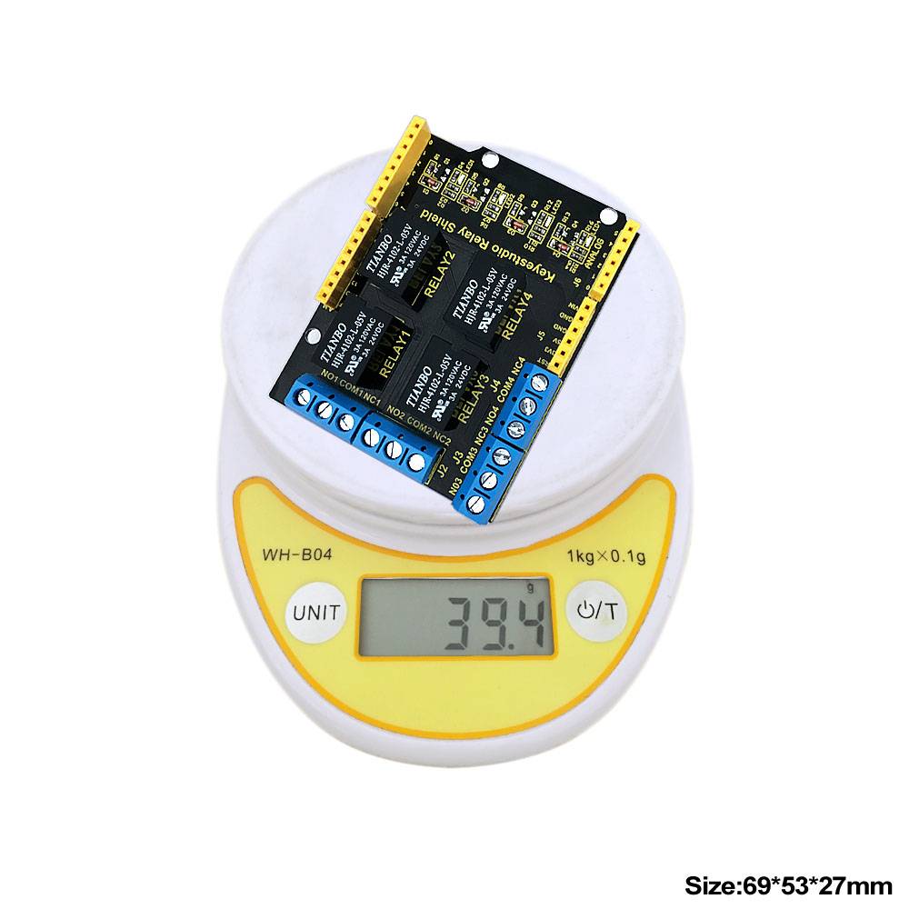 Keyestudio Relay Shield 4 Channel 5V Module for Arduino UNO R3
