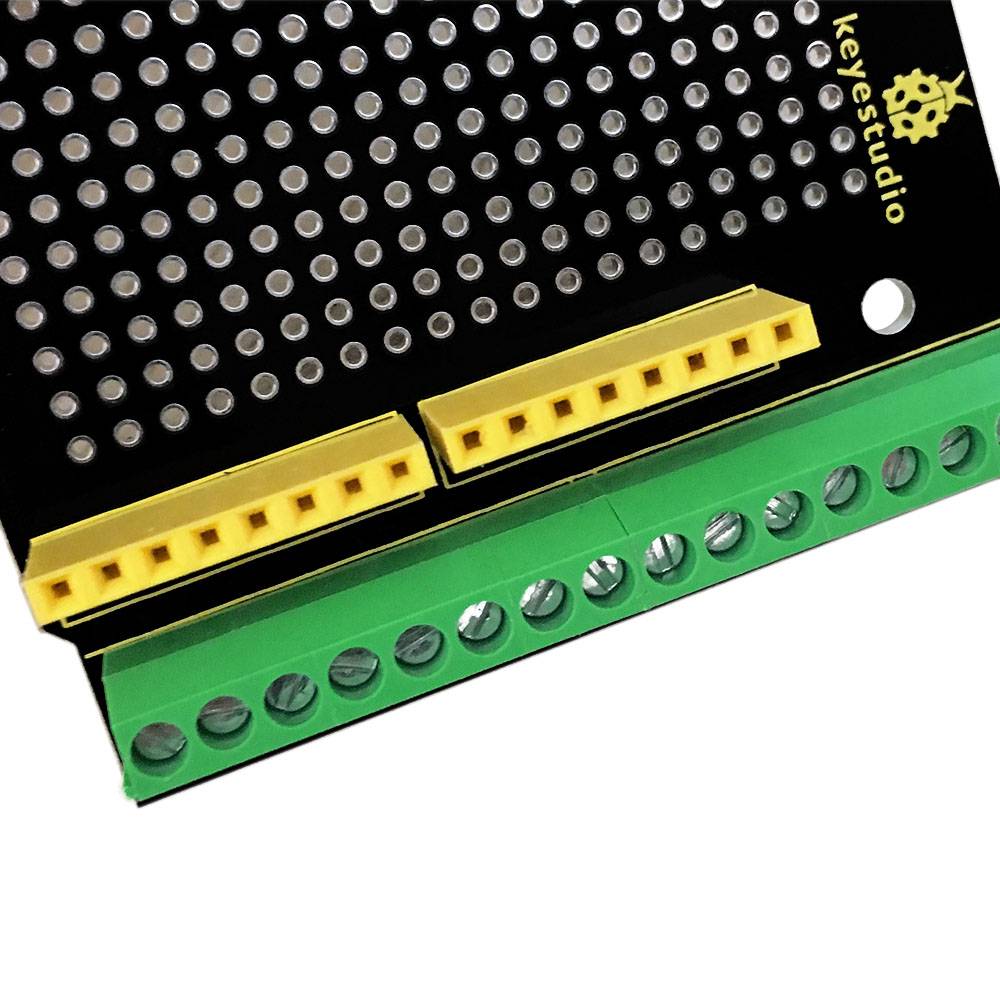 Keyestudio Proto Screw Shield for Arduino UNO R3 Terminal Connection