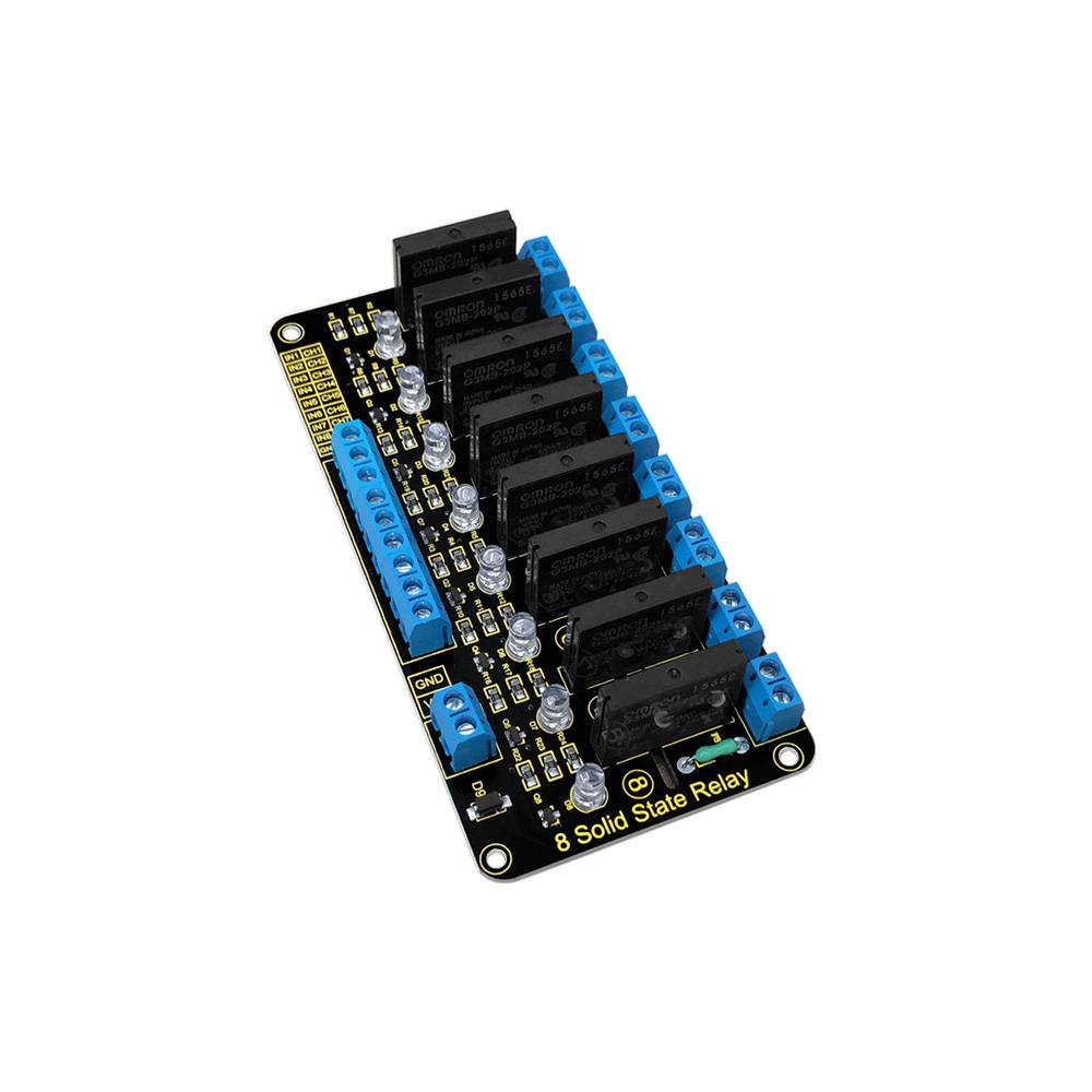 Keyestudio 8 Channel Solid State Relay Module for Arduino