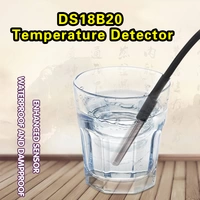 Keyestudio DS18B20 Temperature Sensor 1m Waterproof Tube with Connect Module Keyestudio DS18B20 Temperature Sensor 1m Waterproof Tube with Connect Module