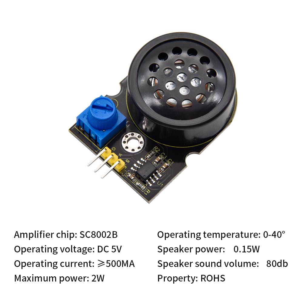 Keyestudio SC8002B Speaker Module for Arduino Audio Power Amplifier
