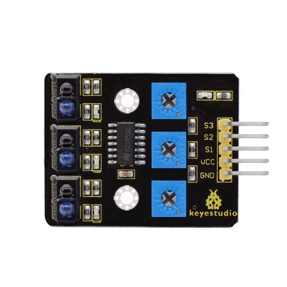 Keyestudio 3 Channel Infrared Tracking Sensor Module for Arduino Smart Car DIY
