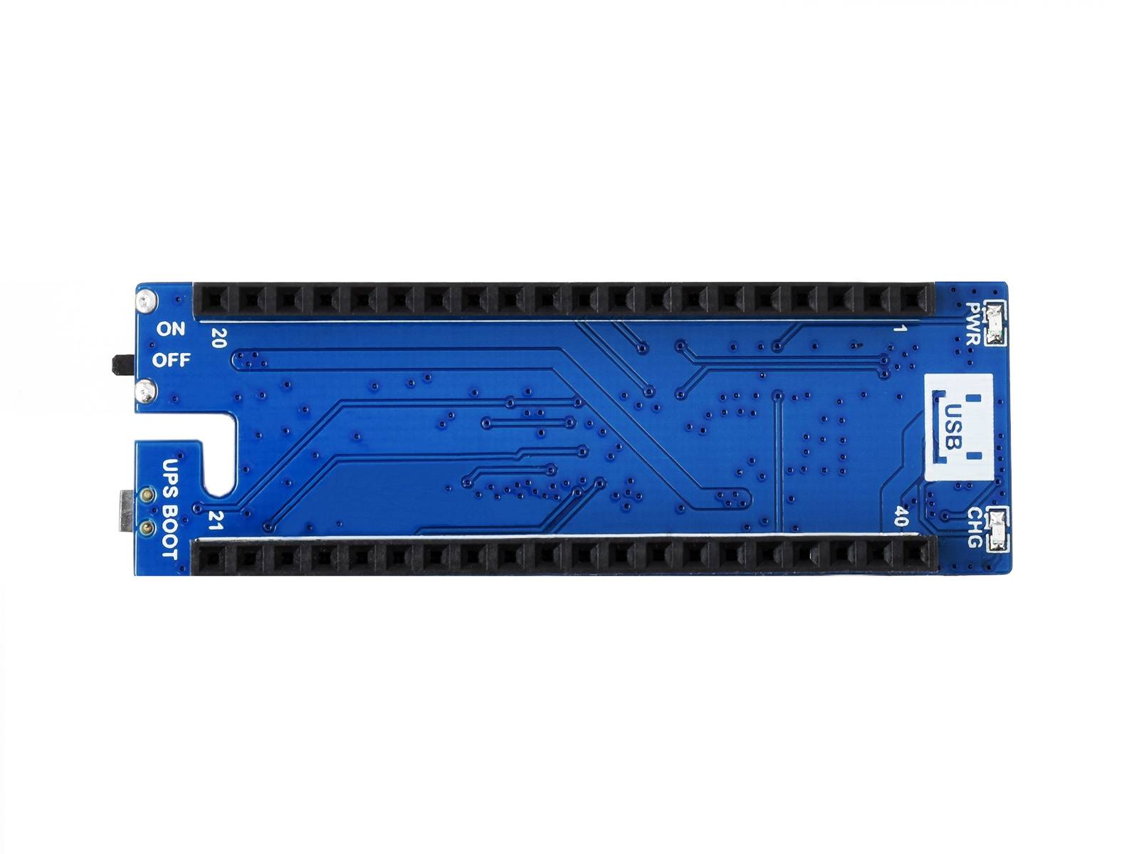 WaveShare UPS Module for Raspberry Pi Pico Li-po Battery Stackable Design Uninterruptible Power Supply