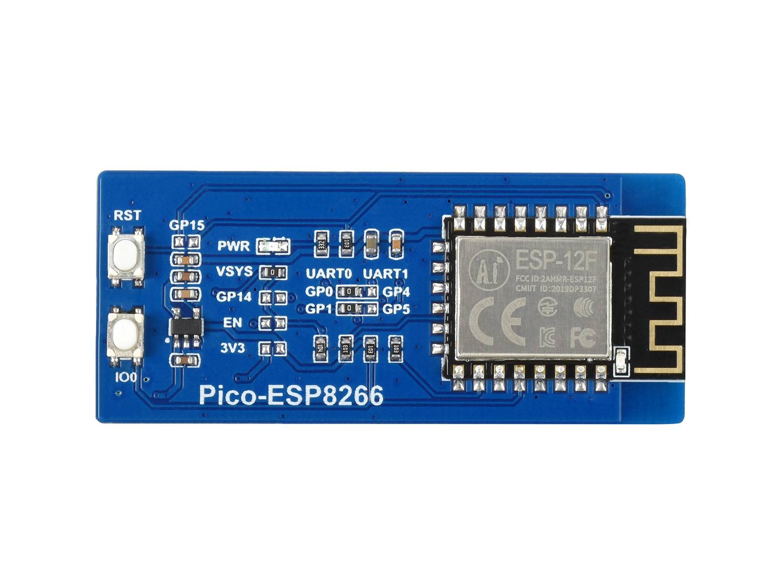 WaveShare ESP8266 WiFi Module for Raspberry Pi Pico Supports TCP UDP Protocol