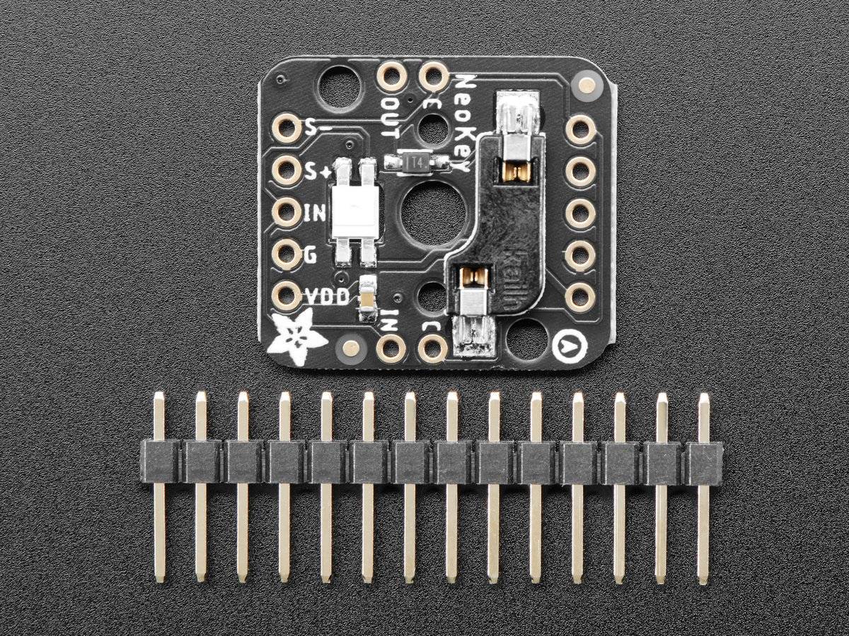 Adafruit NeoKey Socket Breakout for Mechanical Key Switches with NeoPixel 4978