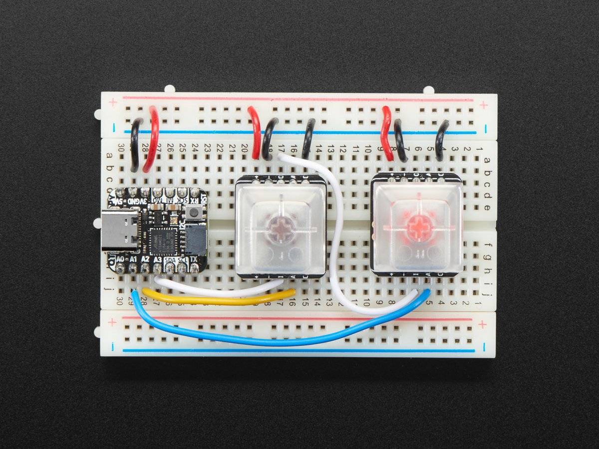 Adafruit NeoKey Socket Breakout for Mechanical Key Switches with NeoPixel 4978