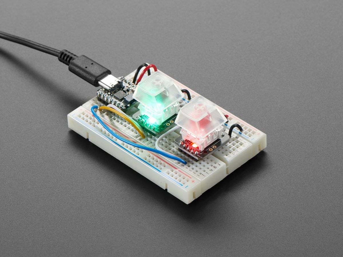 Adafruit NeoKey Socket Breakout for Mechanical Key Switches with NeoPixel 4978