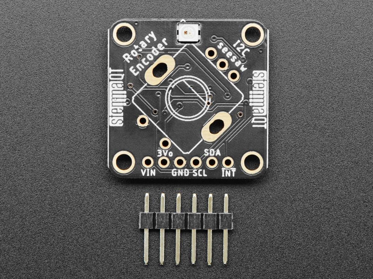 Adafruit I2C QT Rotary Encoder with NeoPixel STEMMA QT Qwiic