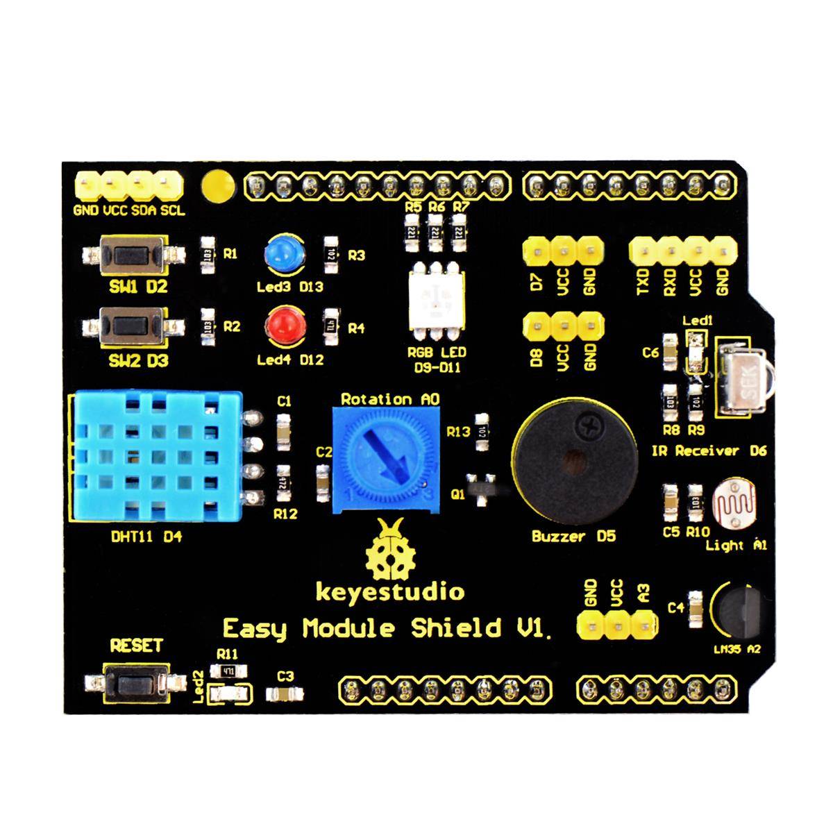 Keyestudio Multi-Purpose Shield V1 for Arduino Uno Mega2560