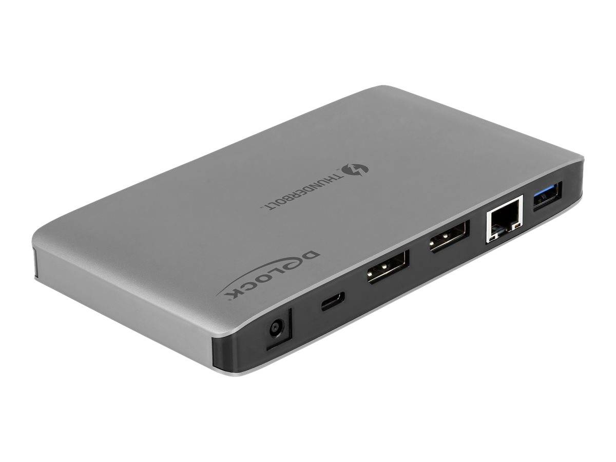 Delock - Dockingstation - Thunderbolt 3 - 2 x DP