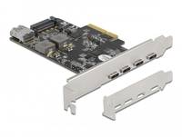 Delock USB-Adapter - PCIe 3.0 x4 Low-Profile - USB-C 3.2 Gen 2 x 4 + USB 3.2 Gen