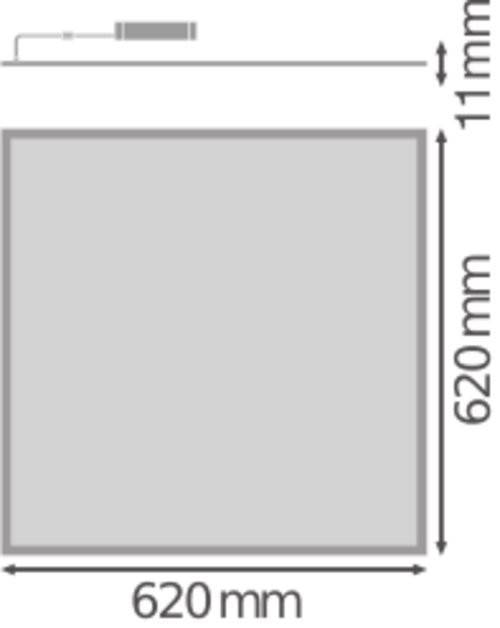 Ledvance LED-Panel M625 HCL BIOLUXHCLPL625ZB43TW