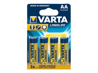 Varta Longlife Extra - Batterie 4 x AA-Typ