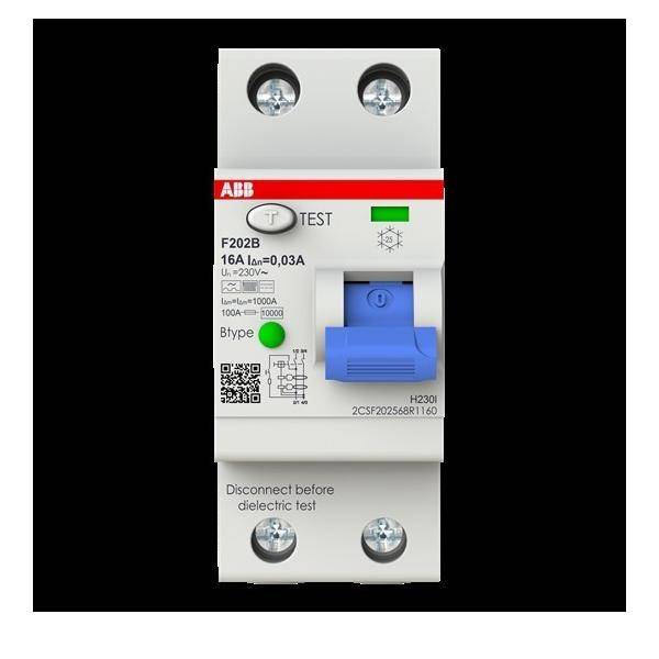 ABB Stotz S&J FI-Schutzschalter F202B-16/0,03-2TE