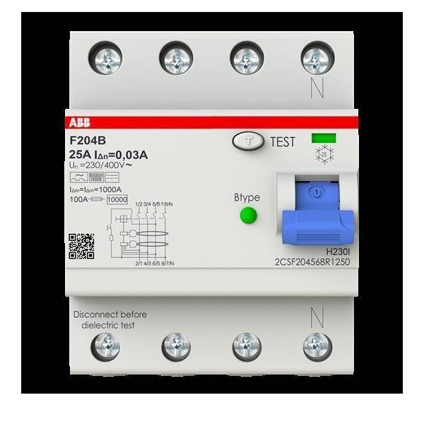 ABB Stotz S&J FI-Schutzschalter F204B-25/0,03-4TE