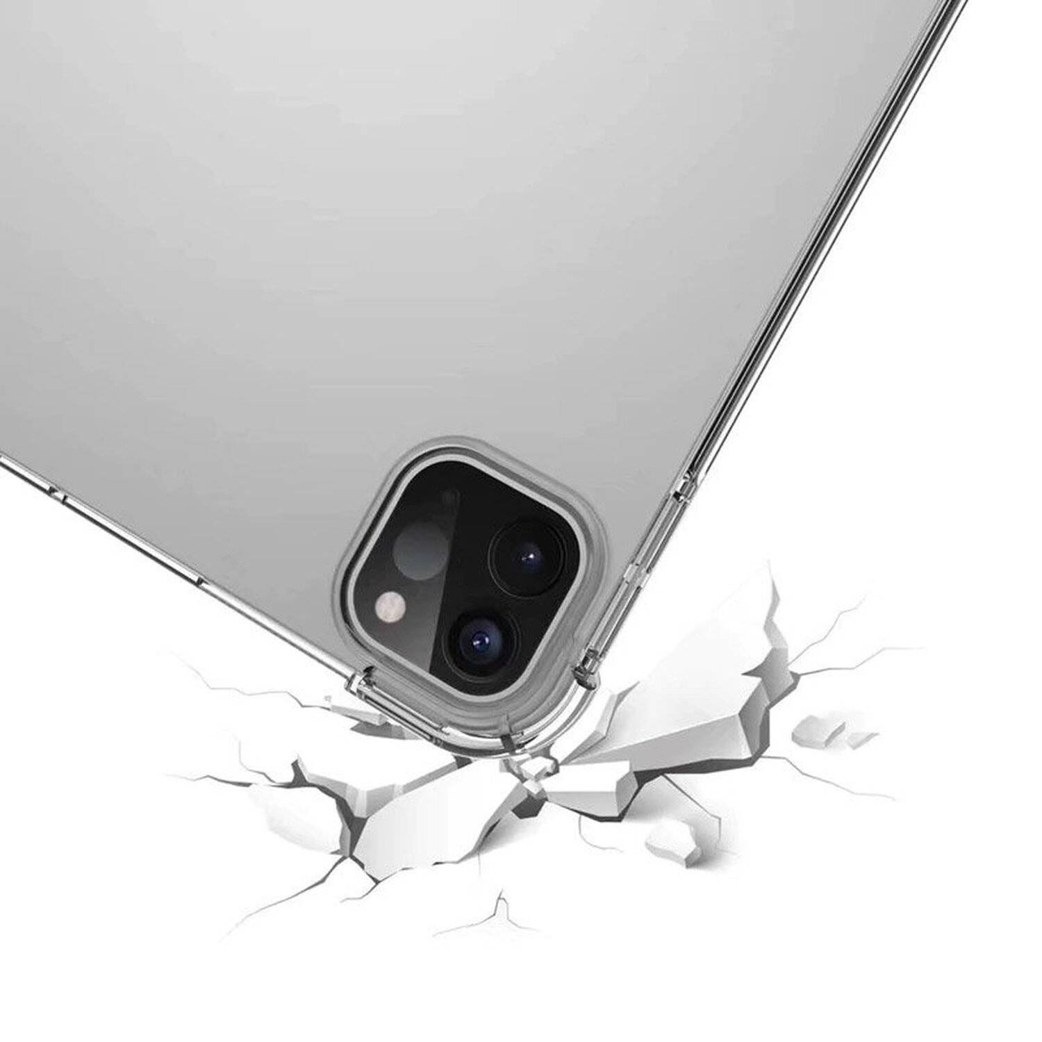 Roar Armor Antishock Silikon Schutzhülle für iPad Air 3 Schutzschale Tablet Cover Stoßfest in Transparent