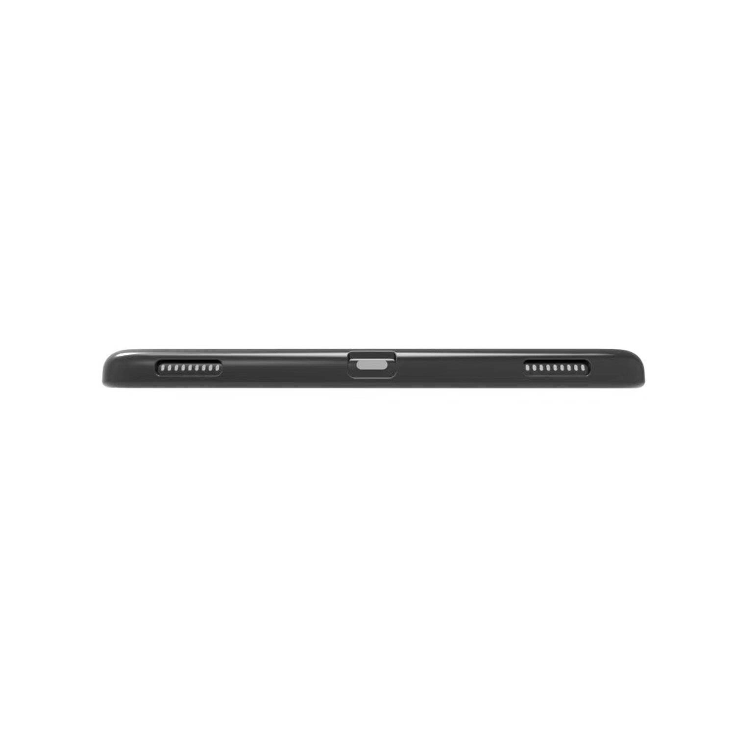 Silikon Hülle Bumper Schwarz kompatibel mit iPad Mini 5 Case TPU Soft Handyhülle Cover Schutzhülle