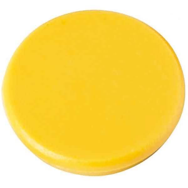 Haftmagnet Metall Kunststoff 13mm TG 100 g gelb VE=10 Stück