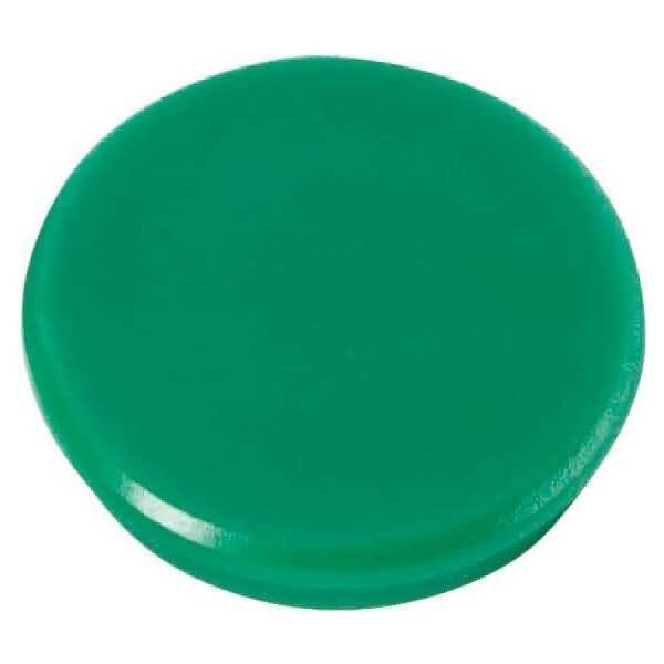 Haftmagnet Metall Kunststoff 13mm TG 100 g dunkelgrün VE=10 Stück