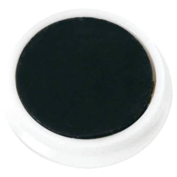 Haftmagnet Metall Kunststoff 24mm TG 300 g weiß VE=10 Stück