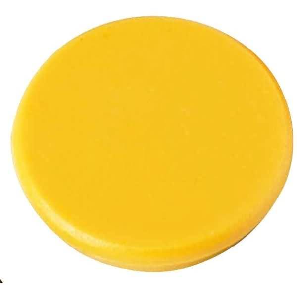 Haftmagnet Metall Kunststoff 24mm TG 300 g gelb VE=10 Stück