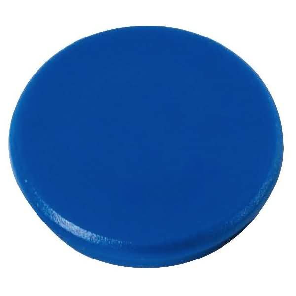 Haftmagnet Metall Kunststoff 24mm TG 300 g blau VE=10 Stück