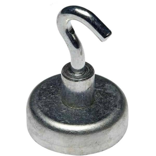 Hakenmagnet Metall 25mm TG 3500 g silber