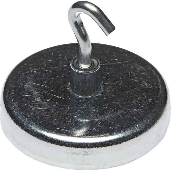 Hakenmagnet Metall 47mm TG 15000 g silber