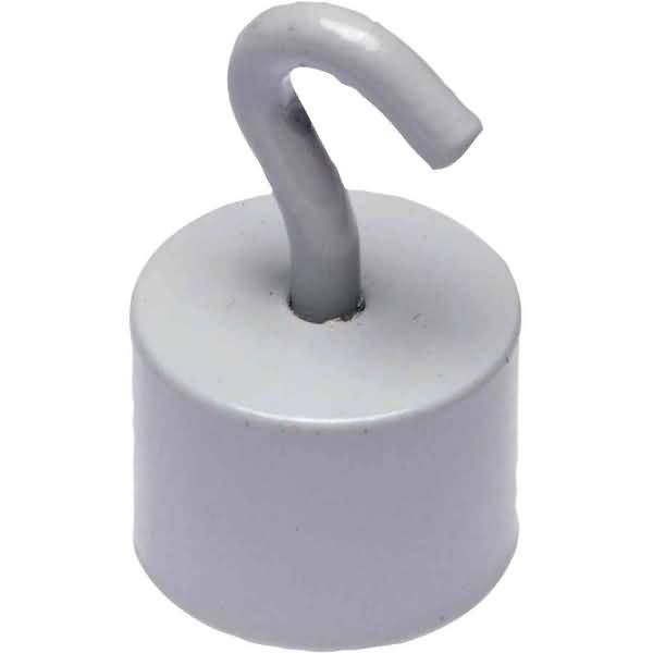 Hakenmagnet Neodym Neodym (Nd) 20mm TG 11000 g weiß