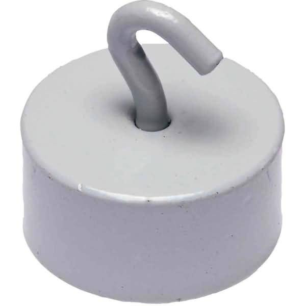 Hakenmagnet Neodym Neodym (Nd) 30mm TG 28000 g weiß