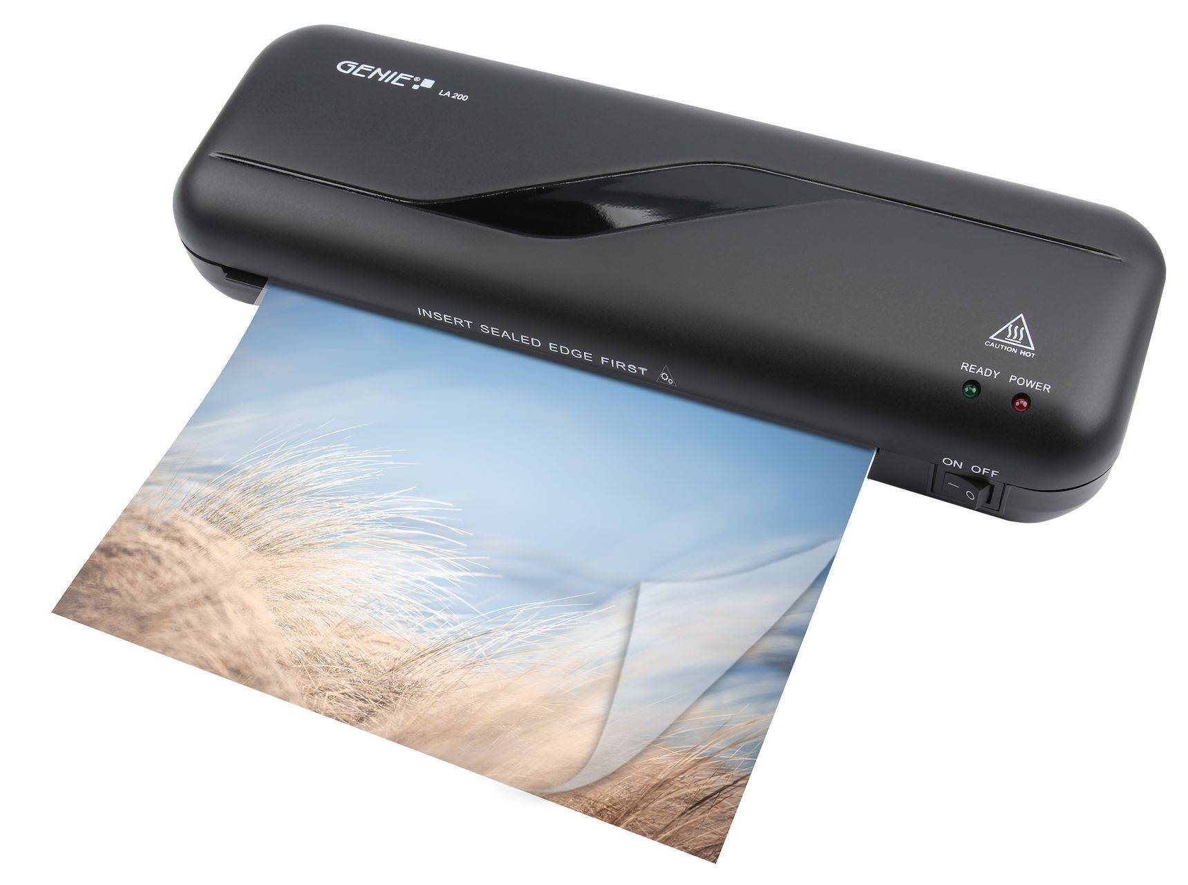 GENIE LA 200 DIN A4 Laminiergerät (80 – 125 Micron) inkl. 5 Folien DIN A4