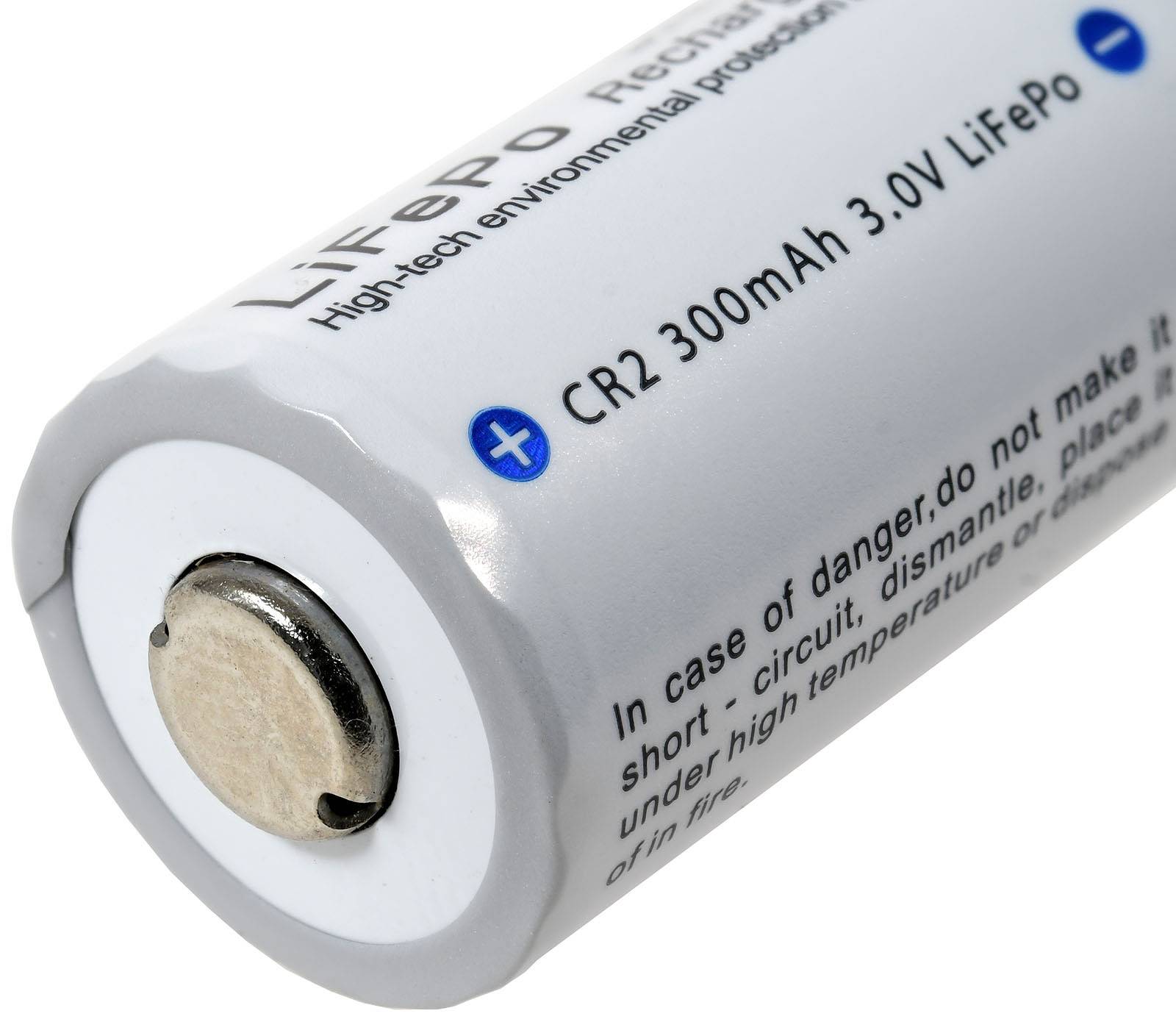 Powery Akku für CR2/ CR-2, 3,0V, Li-Fe
