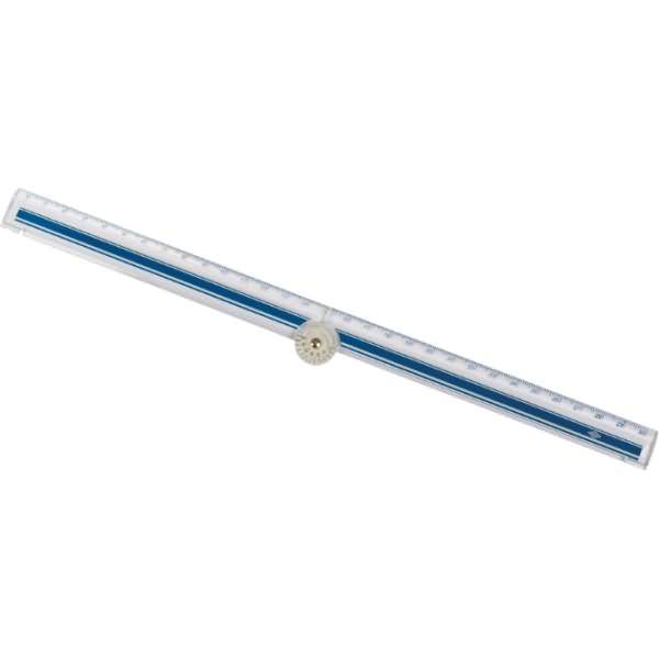 Klapplineal mit Winkelskala Kunsstoff 30cm transparent