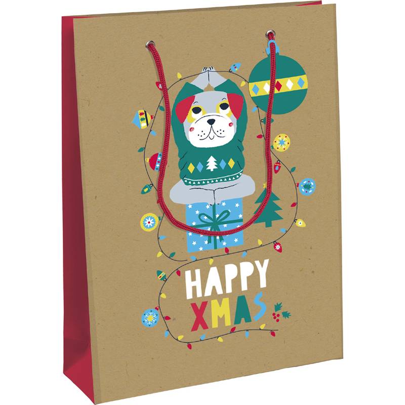 Clairefontaine Weihnachts-Geschenktüte "Make a Wish", mittel